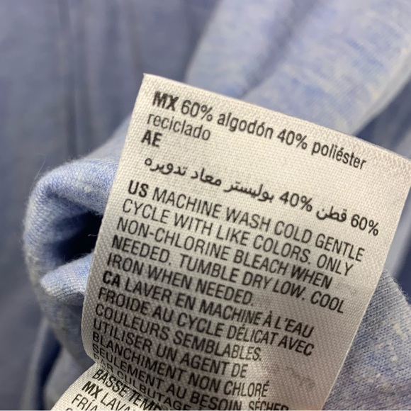 NWT Ideology Heather Blue Plus Full Zip Up Hoodie, size 2X - Picture 7 of 12